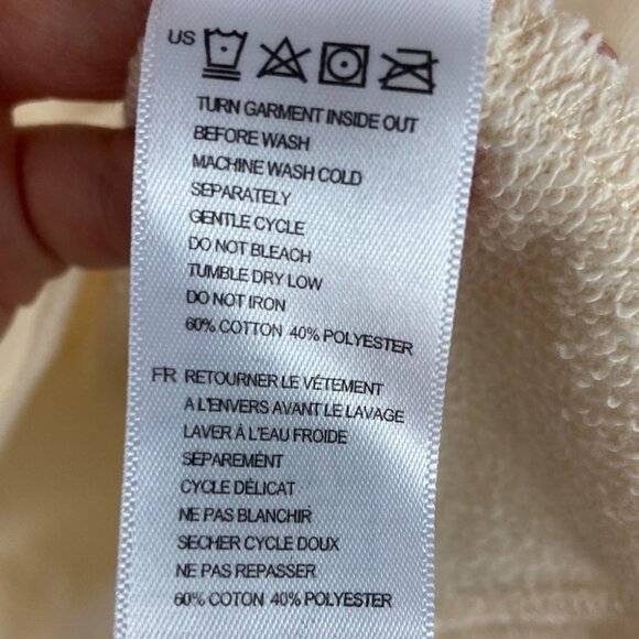 NWT Revolve Amuse Society Rose Fleece Pullover Size XS Ruffle Sweatshirt Top - Picture 10 of 14